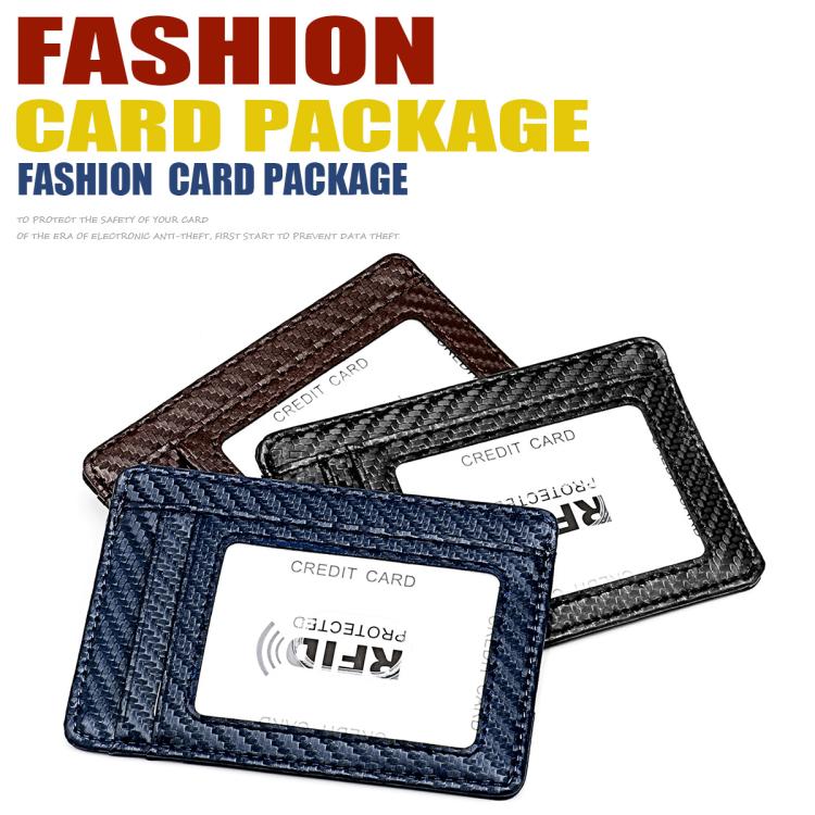 KB197 Carbon Fiber RFID Anti-theft Fashion Card Bag