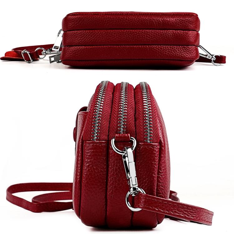 Women Large Capacity Genuine Leather Crossbody Bag