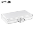 Aluminum Alloy Portable Key Lock Instrument Storage Box, XS, S, M, L