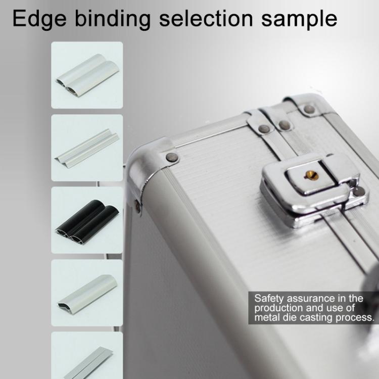 Aluminum Alloy Portable Key Lock Instrument Storage Box, XS, S, M, L