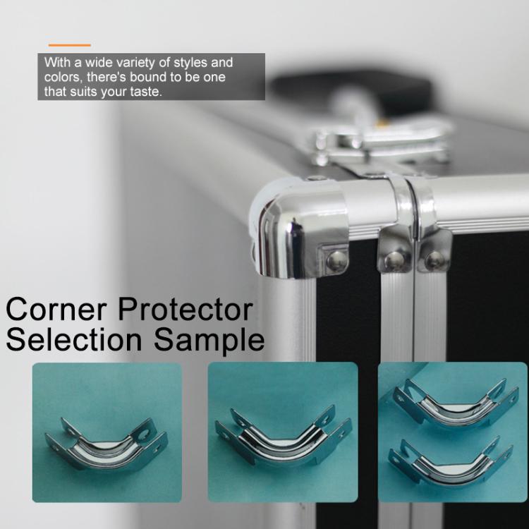 Aluminum Alloy Portable Key Lock Instrument Storage Box, XS, S, M, L