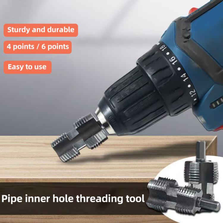 PPR Water Pipe Internal Thread Opener Tapered, 4 / 6 Points, 6 Points / 1 inch, 4 / 6 Points + 6 Points / 1 inch