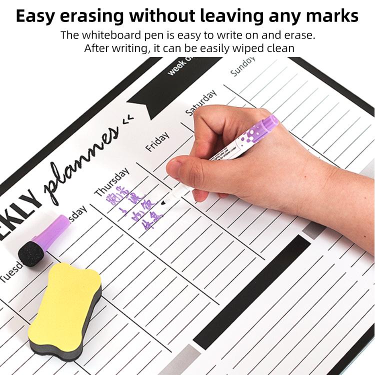 Erasable Magnetic Refrigerator Message Board, HK007 40x30cm, HK008 40x30cm, HK017 40x30cm, HK018 40x30cm, HK031 40x30cm, HK054 42x29.7cm, HK055 42x29.7cm