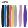 100pcs/Pack Diamond Shaped Nail Art Sanding Sponge File Manicure Tool, without LOGO, with LOGO