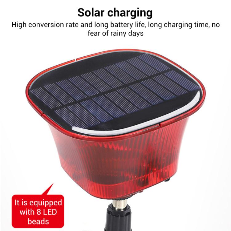 Orchard Sound and Light Alarm Solar Powered Animal Repellent
