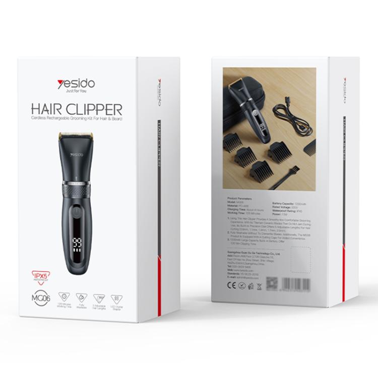 Yesido MG06 Cordless Washable Hair Clipper & Trimmer, MG06