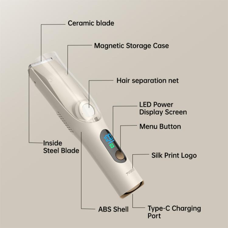 Yesido MG19 Low Temperature Ceramic Blade Baby Hair Clipper, MG19