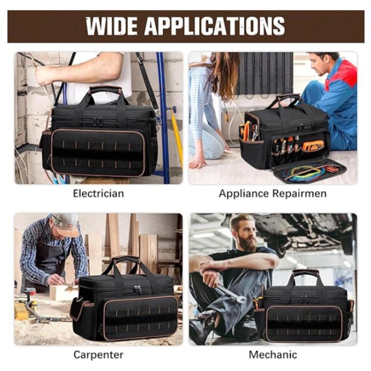 17 inch Oxford Cloth Crossbody Handheld Heavy-Duty Tool Bag