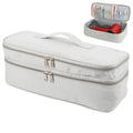 Multifunctional Nylon Waterproof Storage Bag Portable Dual-Layer Cosmetic Bag