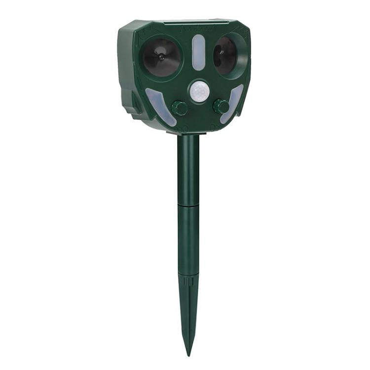 Outdoor Solar Powered Infrared Ultrasonic Animal Repellent, 706