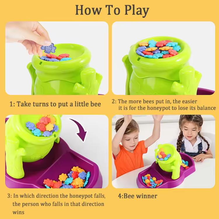 Montessori Bee Balance Sensory Toys Interactive Creative Educational Board Games
