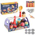 Parent-child Interaction Pretend Play DIY Ice Cream Cone Sackable Store Game