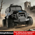 JJR/C Q241 Four-Wheel Drive Amphibious Explosion Proof Waterproof Remote Control Armored Vehicle