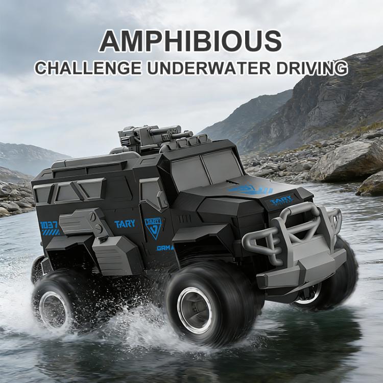 JJR/C Q241 Four-Wheel Drive Amphibious Explosion Proof Waterproof Remote Control Armored Vehicle