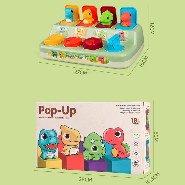 Montessori Animal Surprise Box Pop-up Educational Learning Toys