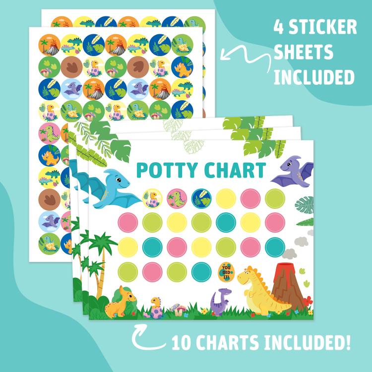 15pcs / Set Kids Toilet Potty Training Reward Progress Sticker Chart, T88 Unicorn, T87 Cars, T84 Dinosaur, T86 Mermaid, T85 Farm