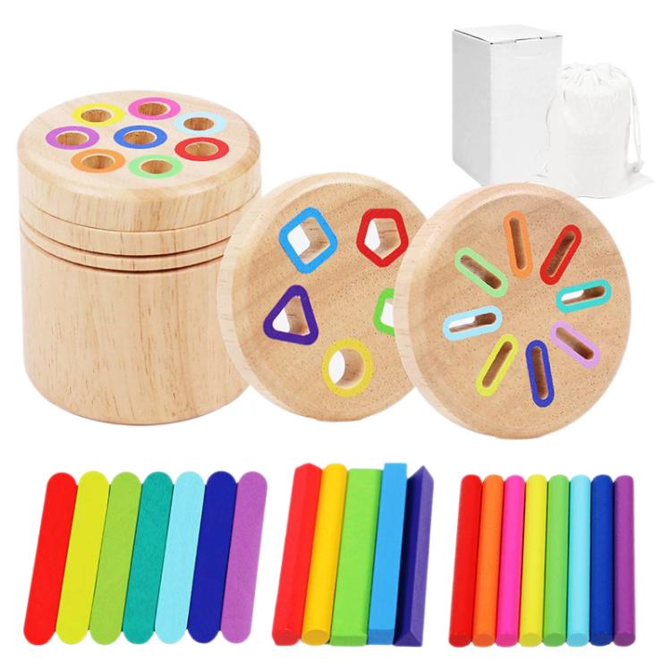 Baby Sensory Play Montessori Wooden Toys Color Shape Sorting Box, Insect Fishing Rubber wood, Short 2-in-1, Short 6-in-1, Short 3-in-1, Short 4-in-1, Short 5-in-1, Multifunctional Simplified Packaging, Multifunctional Deluxe Packaging, 3D Rod Rubber Wo...