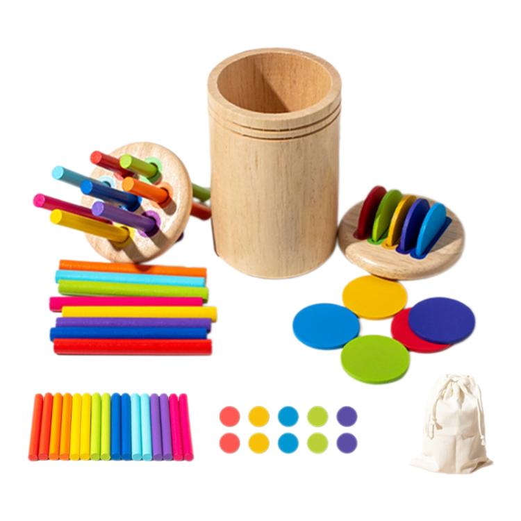 Baby Sensory Play Montessori Wooden Toys Color Shape Sorting Box, Insect Fishing Rubber wood, Short 2-in-1, Short 6-in-1, Short 3-in-1, Short 4-in-1, Short 5-in-1, Multifunctional Simplified Packaging, Multifunctional Deluxe Packaging, 3D Rod Rubber Wo...