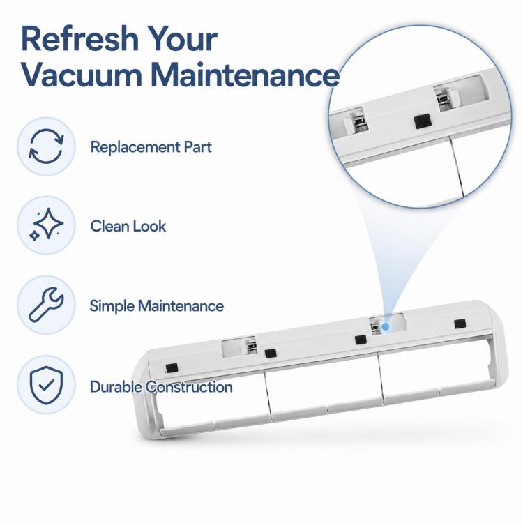 Robot Vacuum Cleaner Replacement Accessories for Xiaomi Mijia Robot Vacuum Mop Pro, Main Brush Cover, Triangle Side Brush, Mop Pad Holder, Dust Box, Deflector Plate