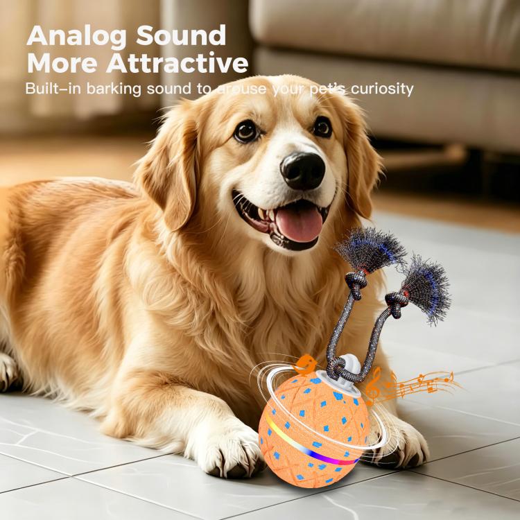 O22 Smart Automatic Pet Toy Ball Dog Training with Light & Sound & Rope, O22