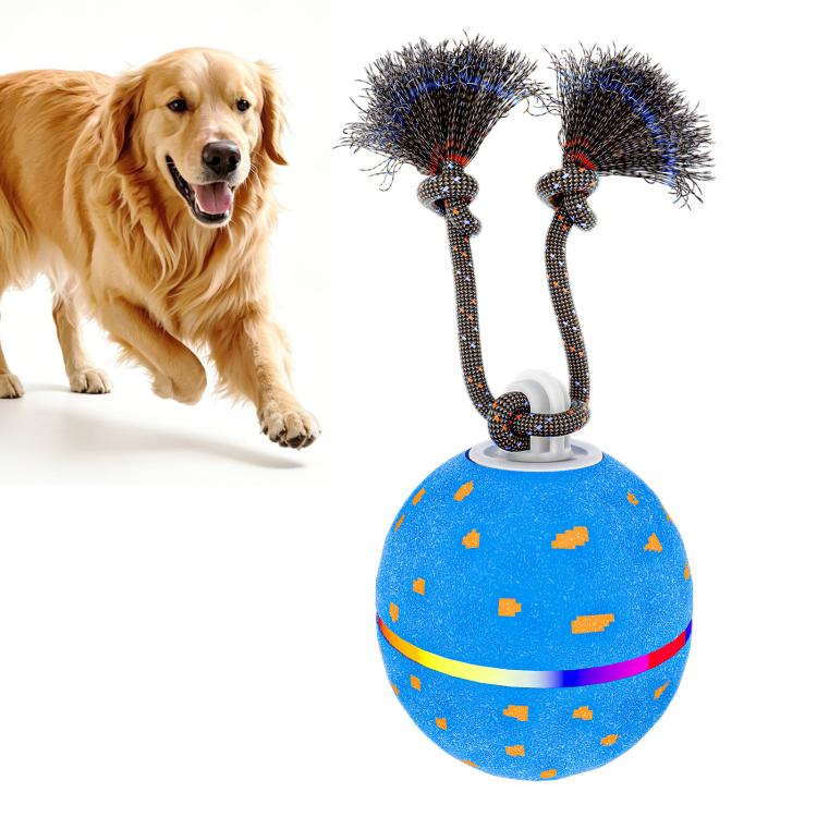 O23 Smart Automatic Pet Toy Ball Dog Training with Light & Sound & Rope, O23