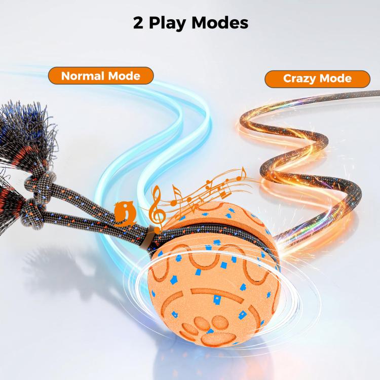 O27 Smart Automatic Pet Toy Ball Dog Training with Sound & Rope, O27