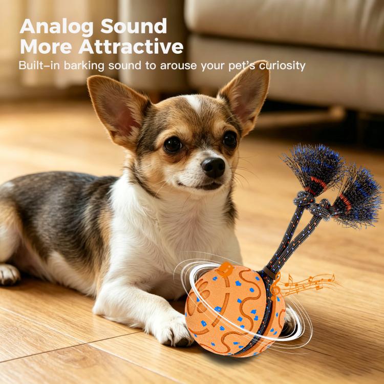 O27 Smart Automatic Pet Toy Ball Dog Training with Sound & Rope, O27