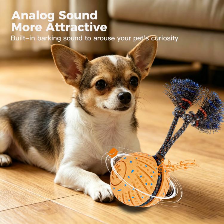 O30 Smart Automatic Pet Toy Ball Dog Training with Sound & Rope, O30
