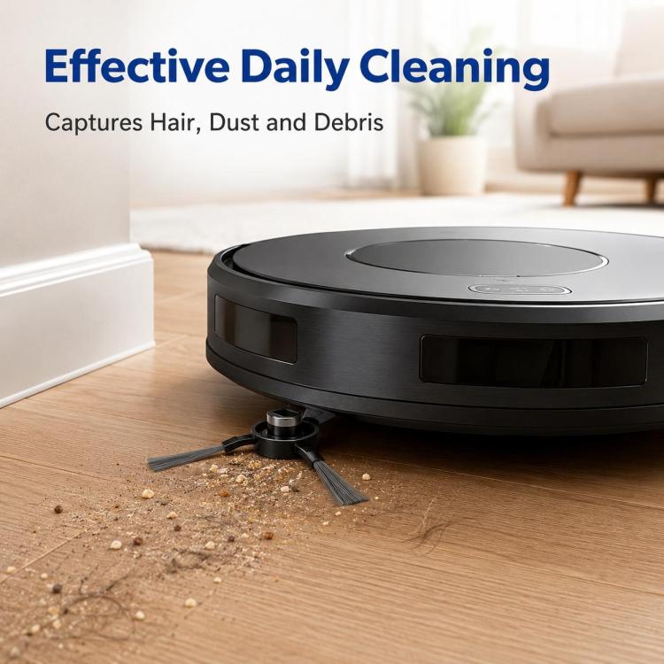 Replacement Accessories for Xiaomi Mijia Robot Vacuum Mop STYTJ02YM / 3C, Dual Black Triangle Side Brush, Dust Box, Main Brush, White Main Brush Cover, Black Main Brush Cover, Dual White Triangle Side Brush, Wet Dry Separation Mop Pad, Disposable Mop P...