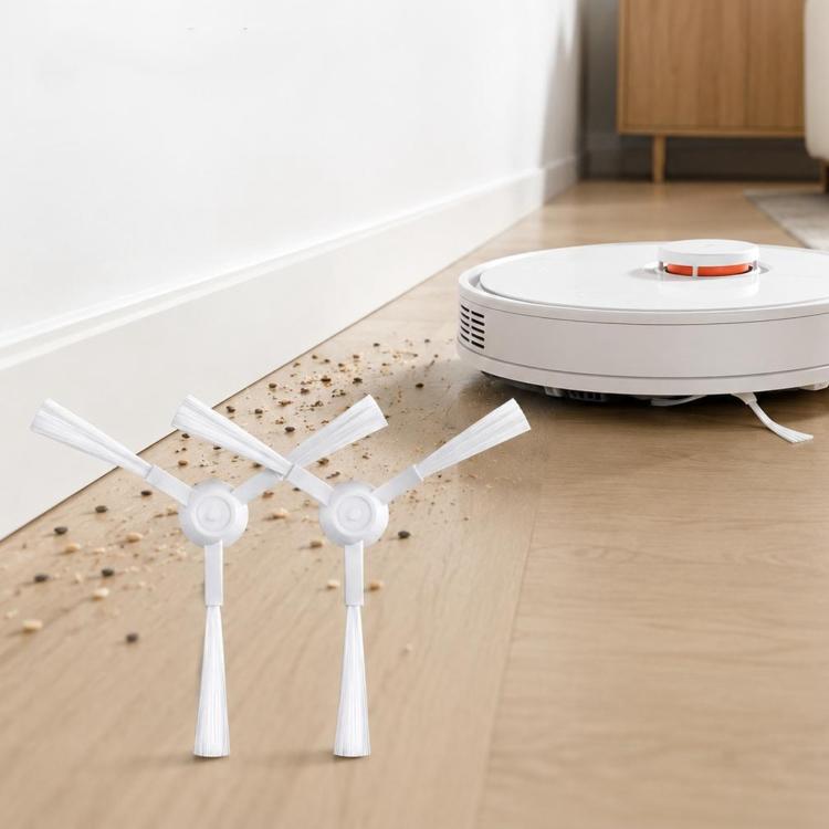 Replacement Accessories for Xiaomi Mijia Robot Vacuum Mop STYTJ02YM / 3C, Dual Black Triangle Side Brush, Dust Box, Main Brush, White Main Brush Cover, Black Main Brush Cover, Dual White Triangle Side Brush, Wet Dry Separation Mop Pad, Disposable Mop P...