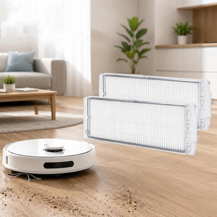 Replacement Accessories for Xiaomi Mijia Robot Vacuum Mop STYTJ02YM / 3C, Dual Black Triangle Side Brush, Dust Box, Main Brush, White Main Brush Cover, Black Main Brush Cover, Dual White Triangle Side Brush, Wet Dry Separation Mop Pad, Disposable Mop P...