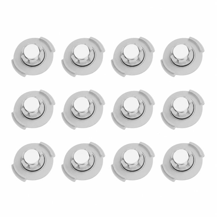 Replacement Accessories for Xiaomi Mijia Robot Vacuum 1S / Roborock S50 / T4 / T6 / T7, Detachable Main Brush, Dual White Triangle Side Brush, Dual Black Triangle Side Brush, White Five Star Side Brush, Black Five Star Side Brush, Half Length Mop Pad  ...