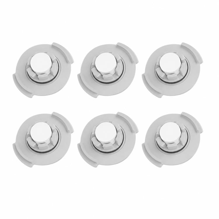 Replacement Accessories for Xiaomi Mijia Robot Vacuum 1S / Roborock S50 / T4 / T6 / T7, Detachable Main Brush, Dual White Triangle Side Brush, Dual Black Triangle Side Brush, White Five Star Side Brush, Black Five Star Side Brush, Half Length Mop Pad  ...