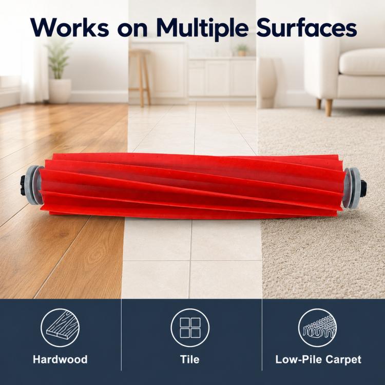 Replacement Accessories for Roborock Q7 Max+ / T8 Plus Robot Vacuum Cleaner, Main Roller Brush, Dual Filter, Mop Pad, Two White Side Brush, Two Black Side Brush, White Five Arm Side Brush, Black Five Arm Side Brush, Dust Bag, Activated Carbon Dust Bag