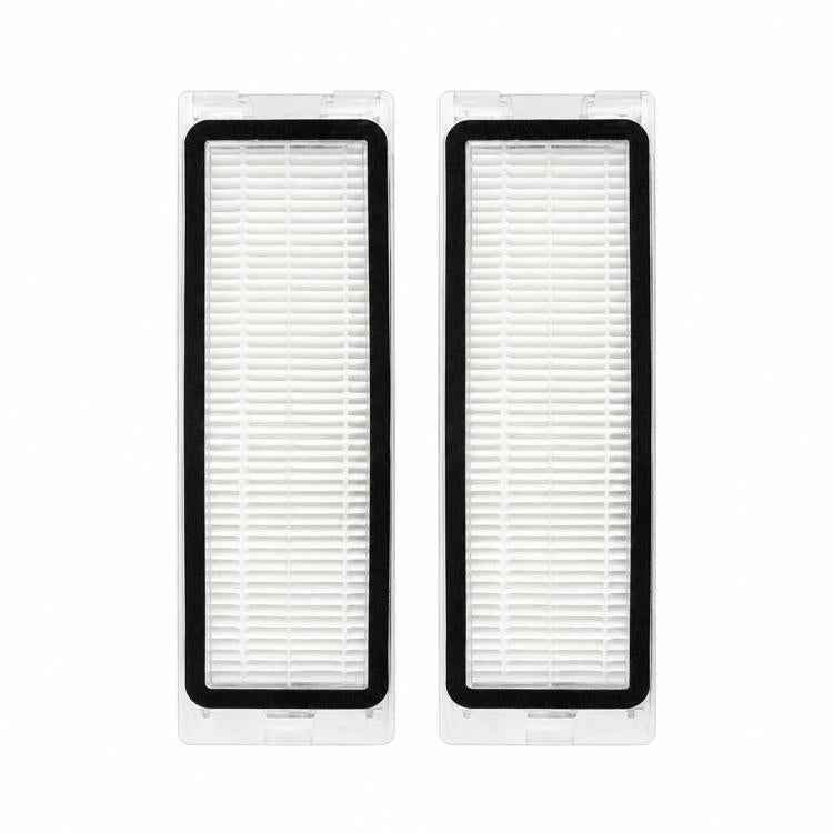 Replacement Accessories for Roborock P10 / P10 Pro Robot Vacuum Cleaner, Two Black Side Brush, Dual Filter for P10, White Five Arm Side Brush, Black Five Arm Side Brush, Light Gray Mop Pad, Blue Striped Mop Pad