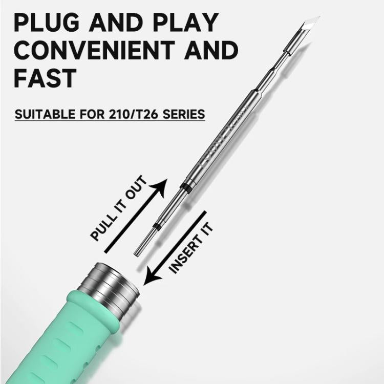 LUOWEI LW-C210 Series Lead Free Soldering Iron Tip for 210 / T26 Series Soldering Station, LW-C210-I, LW-C210-J, LW-C210-K