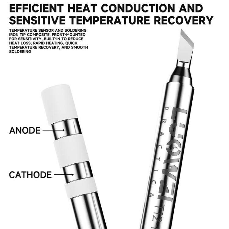 LUOWEI LW-T12 Series Soldering Iron Tips for T12 Soldering Station, LW-T12-I, LW-T12-J, LW-T12-JS, LW-T12-K, LW-T12-SK, LW-T12-SSK