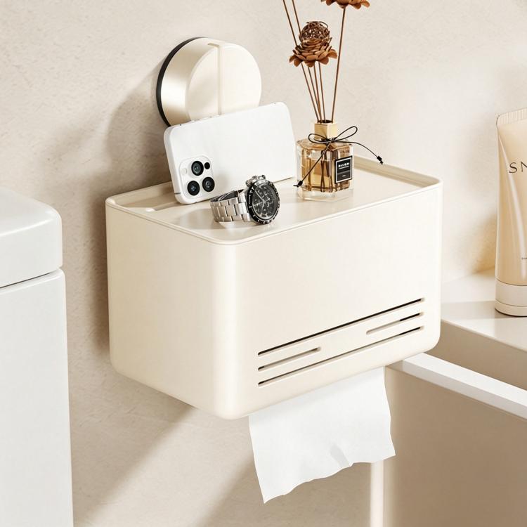 No-drill Vacuum Suction Cup Toilet Holder, Grey Paper Box, White Paper Box, Tissue Box Holder, Dual Tissue Box Holder, Roll Paper Holder, Roll Paper Holder with Lid, Extended Tissue Box Holder, Carbon Steel Dual Tissue Box Holder