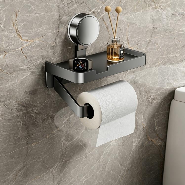 No-drill Vacuum Suction Cup Toilet Holder, Grey Paper Box, White Paper Box, Tissue Box Holder, Dual Tissue Box Holder, Roll Paper Holder, Roll Paper Holder with Lid, Extended Tissue Box Holder, Carbon Steel Dual Tissue Box Holder