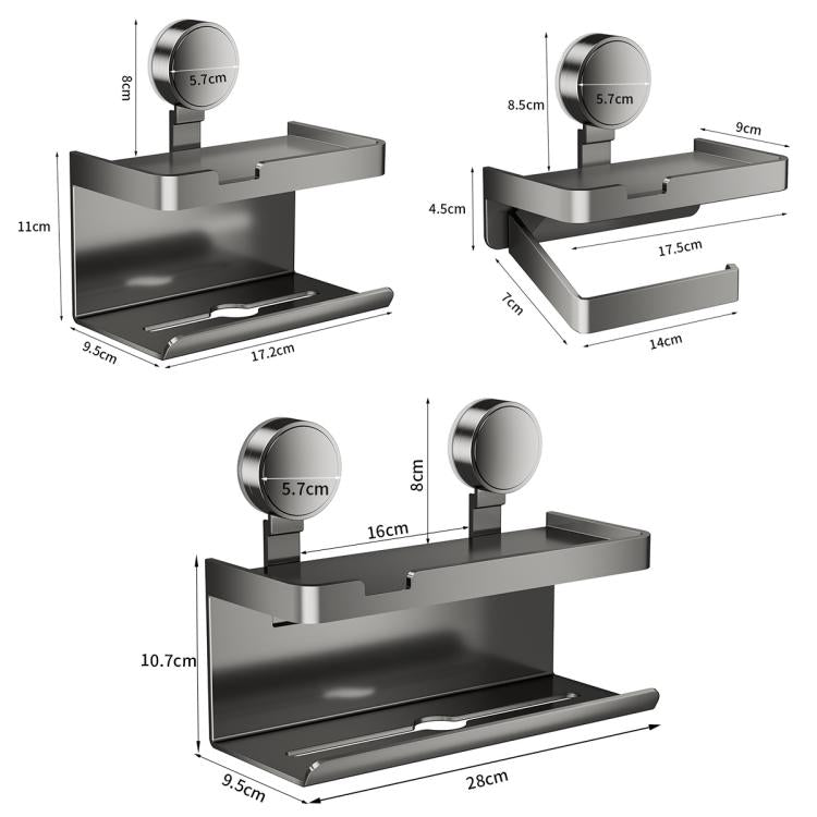 No-drill Vacuum Suction Cup Toilet Holder, Grey Paper Box, White Paper Box, Tissue Box Holder, Dual Tissue Box Holder, Roll Paper Holder, Roll Paper Holder with Lid, Extended Tissue Box Holder, Carbon Steel Dual Tissue Box Holder