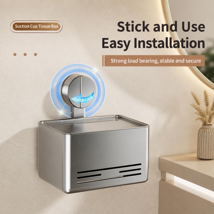 No-drill Vacuum Suction Cup Toilet Holder, Grey Paper Box, White Paper Box, Tissue Box Holder, Dual Tissue Box Holder, Roll Paper Holder, Roll Paper Holder with Lid, Extended Tissue Box Holder, Carbon Steel Dual Tissue Box Holder