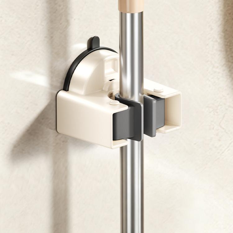 No-drill Suction Cup Wall Mount Mop Holder Broom Storage Clip, Mop Holder, Electroplated Mop Holder, Integrated Mop Holder, Classic Mop Holder, 2pcs Mop Holder, 2pcs Electroplated Mop Holder, 2pcs Integrated Mop Holder, 2pcs Classic Mop Holder         ...