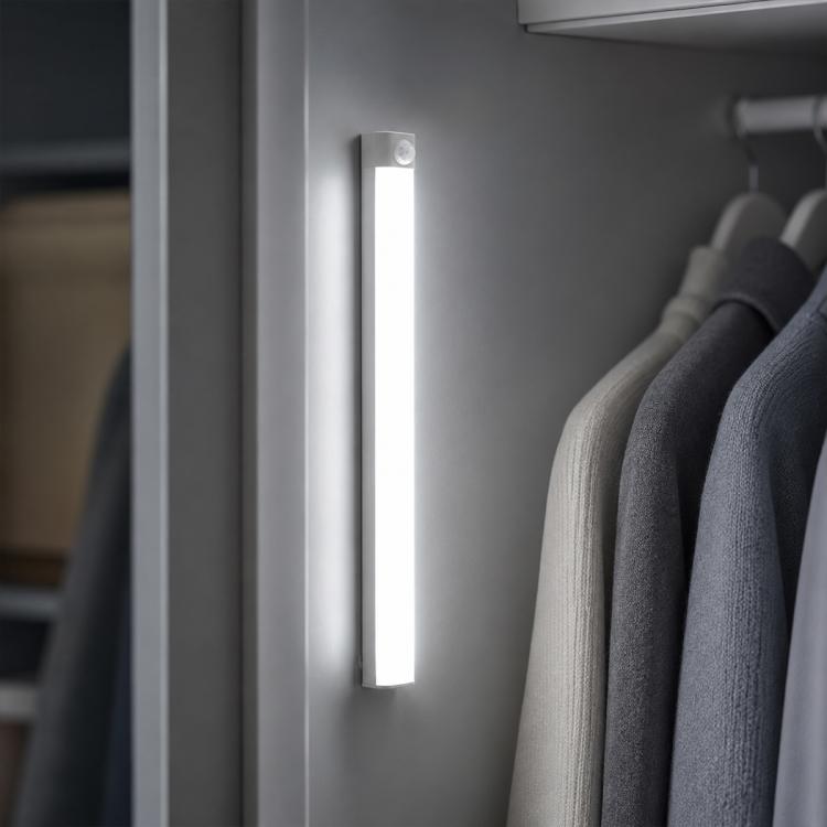 Intelligent Motion Sensor LED Night Light Bar Bedside Lamp, 10cm 1W, 20cm 2W, 30cm 3W, 50cm 5W