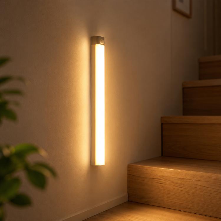 Intelligent Motion Sensor LED Night Light Bar Bedside Lamp, 10cm 1W, 20cm 2W, 30cm 3W, 50cm 5W