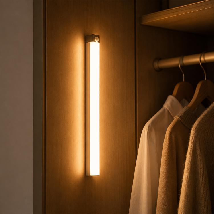 Intelligent Motion Sensor LED Night Light Bar Bedside Lamp, 10cm 1W, 20cm 2W, 30cm 3W, 50cm 5W