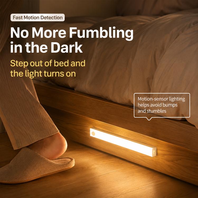Intelligent Motion Sensor LED Night Light Bar Bedside Lamp, 10cm 1W, 20cm 2W, 30cm 3W, 50cm 5W