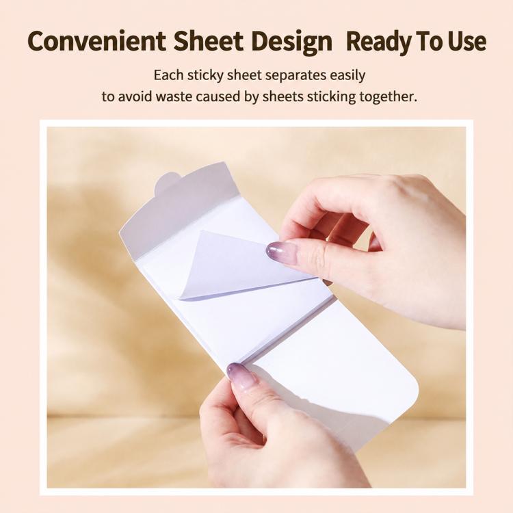 Portable Mini Pocket Disposable Lint Remover Stickers, 50pcs/Pack 8.5x7.2cm, 40pcs/Pack 10x7.8cm