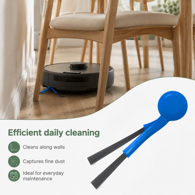 Replacement Accessories for Ecovacs DEEBOT T80 / X8 Pro OMNI Robot Vacuum Cleaner, Side Brush, Roller Mop, Striped Roller Mop, Blue Striped Roller Mop, Activated Carbon Filter, Filter