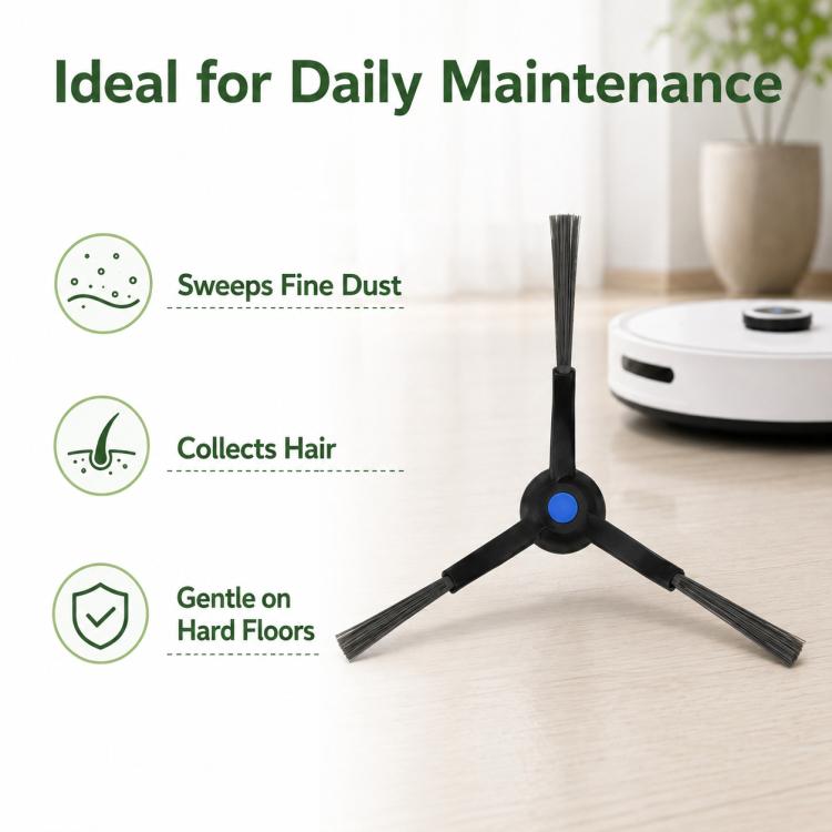 Replacement Accessories for Ecovacs DEEBOT mini Robot Vacuum Cleaner, Side Brush, Mop Pad, Activated Carbon Dust Bag, Main Brush, Filter