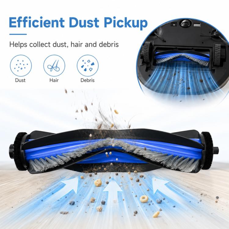 Replacement Accessories for Ecovacs DEEBOT X8 OMNI / X8 Pro OMNI Robot Vacuum Cleaner, Main Brush, Side Brush, Filter, Activated Carbon Filter, Dust Bag, Activated Carbon Dust Bag, Roller Mop, Main Brush Cover, Water Tray, Dust Box, Dirty Water Tank   ...